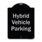 Signmission Designer Series-Hybrid Vehicle Parking Black & Silver Heavy-Gauge Aluminum, 24" x 18", BS-1824-9835 A-DES-BS-1824-9835 - alternate 1